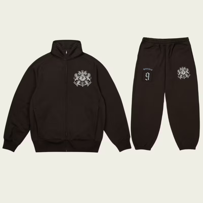 CREST TRACKSUIT BLACK CREST TRACKSUIT BLACK