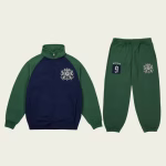 CREST TRACKSUIT RACEY GREEN