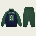 CREST TRACKSUIT RACEY GREEN