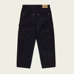 NEEDLE CORD DOUBLE KNEE PANT BLACK