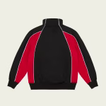 PALACE MEN’S COURTSIDE SWEATSHIRT BLACK TRUEST RED