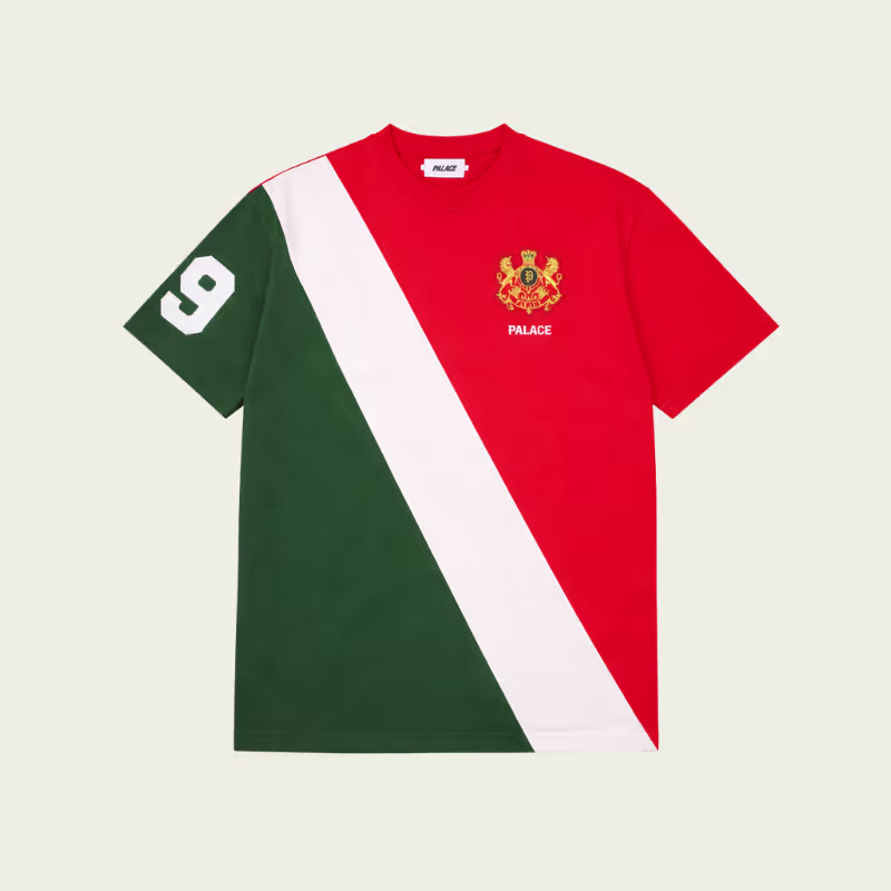 PALACE ESTABLISHED T-SHIRT RED PALACE ESTABLISHED T-SHIRT RED