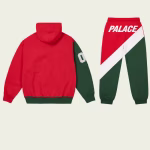 PALACE ESTABLISHED ZIP TRACKSUIT RED