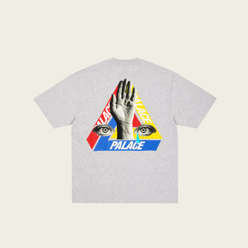 PALACE JCC+ T-Shirt Grey Marl PALACE JCC+ T-Shirt Grey Marl