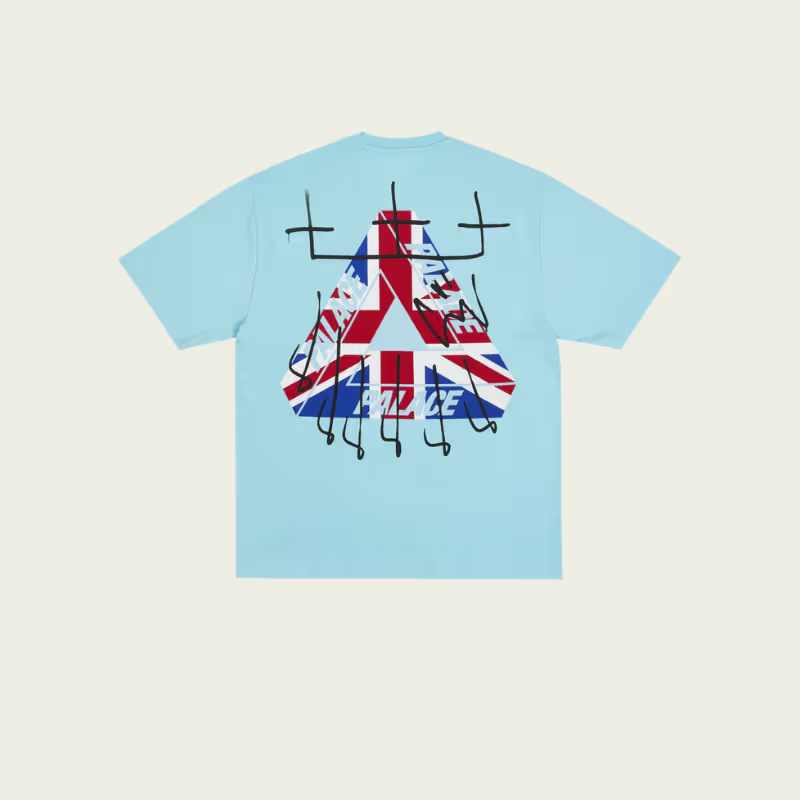 PALACE KING TRI T-SHIRT SKY BLUE PALACE KING TRI T-SHIRT SKY BLUE