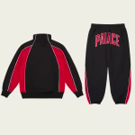 PALACE MEN’S COURTSIDE TRACKSUIT BLACK/TRUEST RED