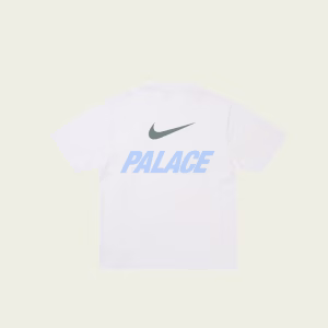 PALACE NIKE FONT SWOOSH T-SHIRT WHITE