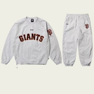 PALACE SAN FRANCISCO GIANTS SHELL TRACKSUIT GREY