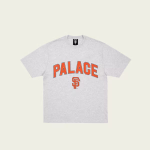 PALACE SAN FRANCISCO GIANTS T-SHIRT GREY MARL