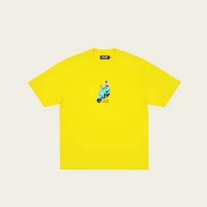 PALACE SCI-FI FANTASY EMAIL T-SHIRT BIG YELLOW