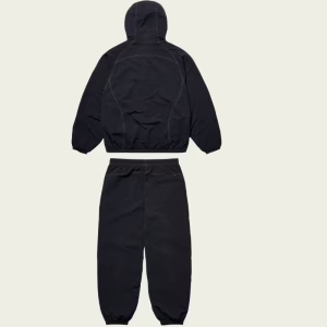 PRO TEAM HOODED SHELL TRACKSUIT BLACK