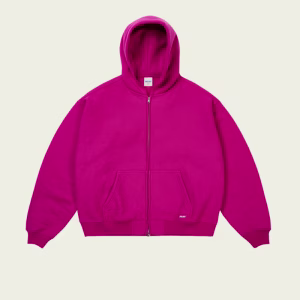 UNISEX ZIP HEAVY PINK