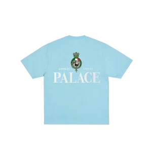 HEAVY CREST T-SHIRT SKYLINE BLUE
