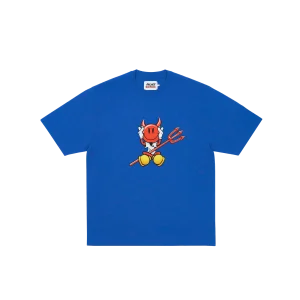 PALACE WORLD INDUSTRIES T-SHIRT BLUE