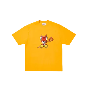 PALACE WORLD INDUSTRIES T-SHIRT YELLOW