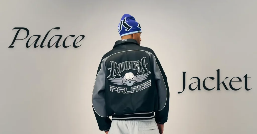 Palace jacket styled with casual UK streetwear