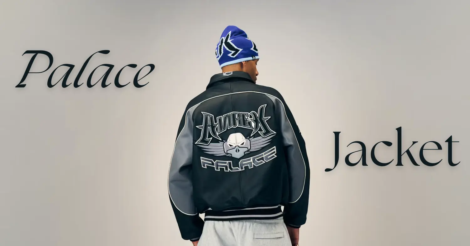 Palace jacket styled with casual UK streetwear