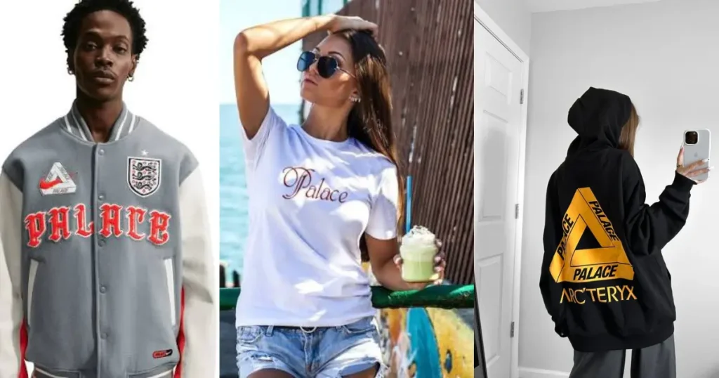 Palace Clothing streetwear outfit styled for UK shoppers