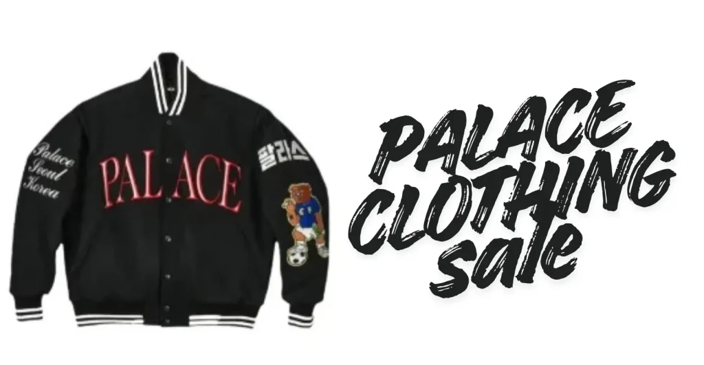 Palace streetwear clothing displayed for UK sale shopping